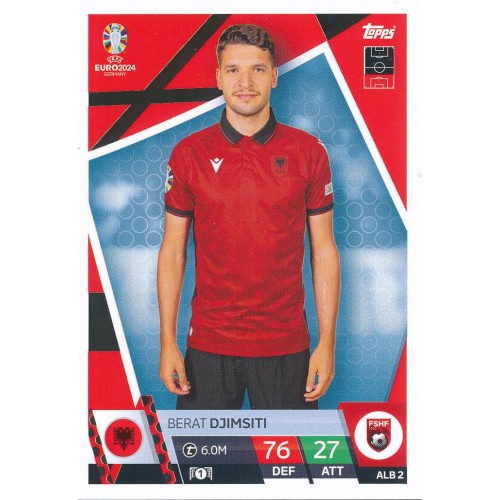 Albania Base Cards / EURO 2024 Match Attax