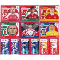 Topps UEFA Euro 2024 Swiss Edition Individual Stickers