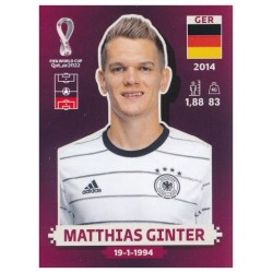 GER5 - Matthias Ginter (Germany) / WC 2022 ORYX Edition