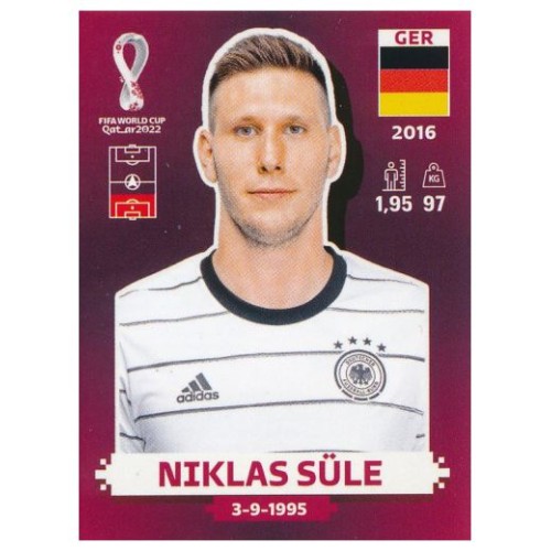 GER10 - Niklas Süle (Germany) / WC 2022 ORYX Edition